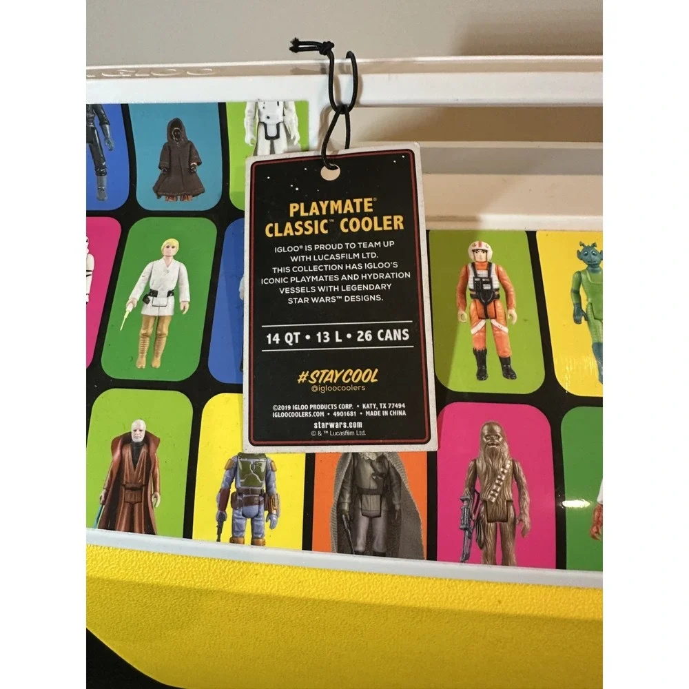 Star Wars Igloo Playmate‎ Classic Cooler Limited Edition Action Figures 14 Qt